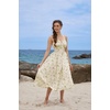image:imageScarlet Darkness Summer Dresses for Women 2026 Floral Corset Maxi DressBeige Green Floral