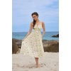 image:imageScarlet Darkness Summer Dresses for Women 2026 Floral Corset Maxi DressBeige Green Floral