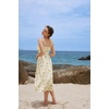 image:imageScarlet Darkness Summer Dresses for Women 2026 Floral Corset Maxi DressBeige Green Floral