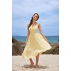 image:imageScarlet Darkness Summer Dresses for Women 2026 Floral Corset Maxi DressBeige Yellow Floral