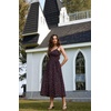 image:imageScarlet Darkness Summer Dresses for Women 2026 Floral Corset Maxi DressBlack Pink Floral