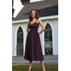 image:imageScarlet Darkness Summer Dresses for Women 2026 Floral Corset Maxi DressBlack Pink Floral