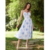 image:imageScarlet Darkness Summer Dresses for Women 2026 Floral Corset Maxi DressBlue