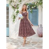 image:imageScarlet Darkness Summer Dresses for Women 2026 Floral Corset Maxi DressDitsy Floral