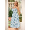 image:imageScarlet Darkness Summer Dresses for Women 2026 Floral Corset Maxi DressPastel Blue Blooms