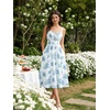 image:imageScarlet Darkness Summer Dresses for Women 2026 Floral Corset Maxi DressPastel Blue Blooms