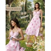 image:imageScarlet Darkness Summer Dresses for Women 2026 Floral Corset Maxi DressPink