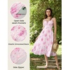 image:imageScarlet Darkness Summer Dresses for Women 2026 Floral Corset Maxi DressPink