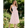image:imageScarlet Darkness Summer Dresses for Women 2026 Floral Corset Maxi DressPink Roses