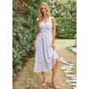 image:imageScarlet Darkness Summer Dresses for Women 2026 Floral Corset Maxi DressPurple