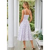 image:imageScarlet Darkness Summer Dresses for Women 2026 Floral Corset Maxi DressPurple