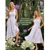 image:imageScarlet Darkness Summer Dresses for Women 2026 Floral Corset Maxi DressPurple