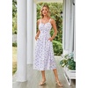 image:imageScarlet Darkness Summer Dresses for Women 2026 Floral Corset Maxi DressPurple
