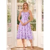 image:imageScarlet Darkness Summer Dresses for Women 2026 Floral Corset Maxi DressPurple Rose