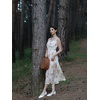 image:imageScarlet Darkness Summer Dresses for Women 2026 Floral Corset Maxi DressWhite Orange Floral