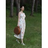 image:imageScarlet Darkness Summer Dresses for Women 2026 Floral Corset Maxi DressWhite Orange Floral