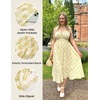image:imageScarlet Darkness Summer Dresses for Women 2026 Floral Corset Maxi DressYellow