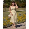 image:imageScarlet Darkness Summer Dresses for Women 2026 Floral Corset Maxi DressYellow