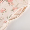 image:imageScarlet Darkness Summer Spring Split Floral Corset Midi Dress with PocketsBeige Orange Floral
