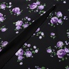 image:imageScarlet Darkness Summer Spring Split Floral Corset Midi Dress with PocketsBlack Purple Ditsy Floral