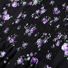 image:imageScarlet Darkness Summer Spring Split Floral Corset Midi Dress with PocketsBlack Purple Ditsy Floral