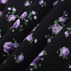 image:imageScarlet Darkness Summer Spring Split Floral Corset Midi Dress with PocketsBlack Purple Ditsy Floral