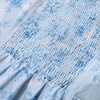 image:imageScarlet Darkness Summer Spring Split Floral Corset Midi Dress with PocketsLight Blue Rose Floral