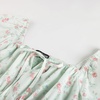 image:imageScarlet Darkness Summer Spring Split Floral Corset Midi Dress with PocketsPastelgreen Pink Floral