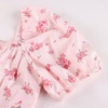 image:imageScarlet Darkness Summer Spring Split Floral Corset Midi Dress with PocketsPink Floral