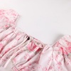 image:imageScarlet Darkness Summer Spring Split Floral Corset Midi Dress with PocketsPink Rose Floral