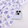 image:imageScarlet Darkness Summer Spring Split Floral Corset Midi Dress with PocketsPurple Ditsy Floral