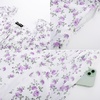 image:imageScarlet Darkness Summer Spring Split Floral Corset Midi Dress with PocketsWhite Purple Floral