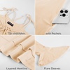 image:imageScarlet Darkness Tie Shoulder Flare Sleeve Renaissance Witch Fairy DressCream
