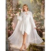 image:imageScarlet Darkness Tie Shoulder Flare Sleeve Renaissance Witch Fairy DressWhite