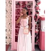 image:imageScarlet Darkness Tiered Maxi Skirts for Women 2026 Summer Beach Flowy Renaissance Long Skirt with Pockets