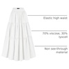image:imageScarlet Darkness Tiered Maxi Skirts for Women 2026 Summer Beach Flowy Renaissance Long Skirt with Pockets
