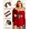 image:imageScarlet Darkness Western Belts for Woman Pirate Studded BeltBrown