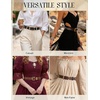 image:imageScarlet Darkness Western Belts for Woman Pirate Studded BeltCoffee