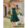 image:imageScarlet Darkness Women 2026 Corset Dress Milkmaid Slit Midi SundressForest Green
