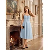 image:imageScarlet Darkness Women 2026 Corset Dress Milkmaid Slit Midi SundressLight Blue
