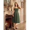 image:imageScarlet Darkness Women 2026 Corset Dress Milkmaid Slit Midi SundressOlive Green