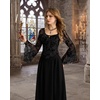 image:imageScarlet Darkness Women Bell Long Sleeve Lace Top Gothic Y2K Mesh ShirtBlack