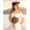 image:imageScarlet Darkness Women Corset Belt Renaissance Pirate Underbust CorsetsCaramel
