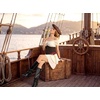 image:imageScarlet Darkness Women Corset Belt Renaissance Pirate Underbust CorsetsDark Brown