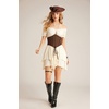 image:imageScarlet Darkness Women Corset Belt Renaissance Pirate Underbust CorsetsLight Brown