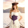 image:imageScarlet Darkness Women Corset Belt Renaissance Pirate Underbust CorsetsPurple