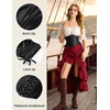 image:imageScarlet Darkness Women Corset Belt Renaissance Underbust Pirate Waist BeltBlack