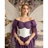 image:imageScarlet Darkness Women Corset Belt Renaissance Underbust Pirate Waist BeltIvory White