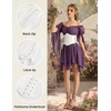 image:imageScarlet Darkness Women Corset Belt Renaissance Underbust Pirate Waist BeltIvory White