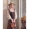 image:imageScarlet Darkness Women Corset Top Renaissance Pirate Costume Boned BustierBlackcoffee